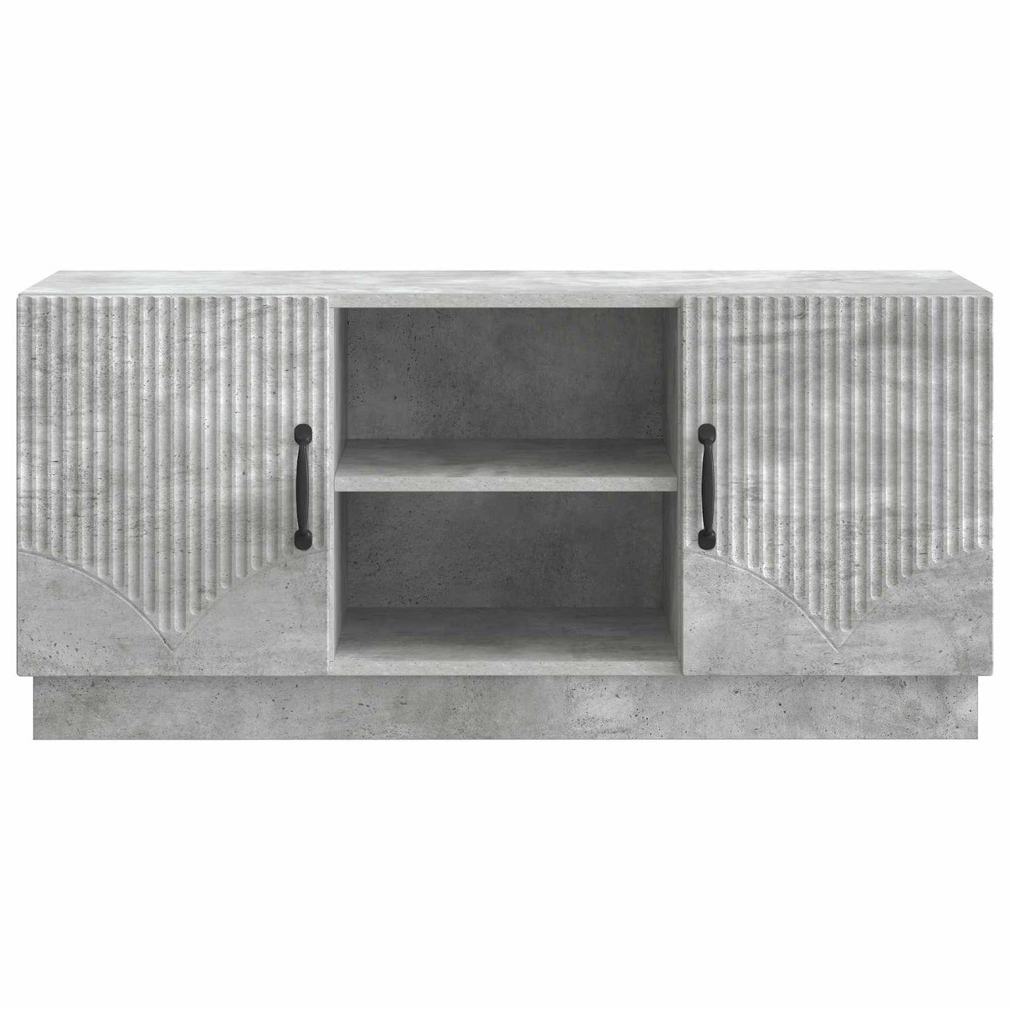 vidaXL TV Cabinet Concrete Grey 102 x 34.5 x 47 cm Engineered Wood