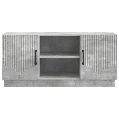 vidaXL TV Cabinet Concrete Grey 102 x 34.5 x 47 cm Engineered Wood