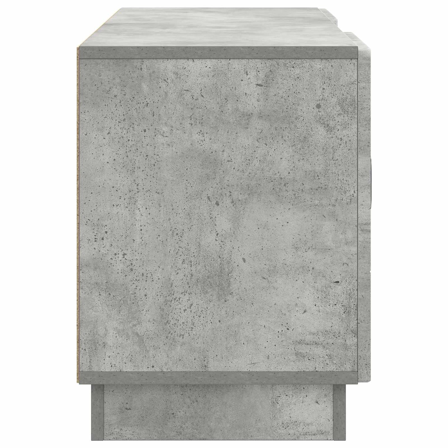 vidaXL TV Cabinet Concrete Grey 102 x 34.5 x 47 cm Engineered Wood