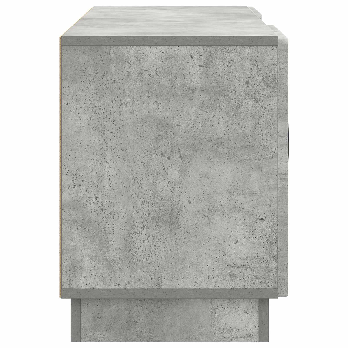vidaXL TV Cabinet 102 x 34.5 x 47 cm Concrete Grey Engineered Wood