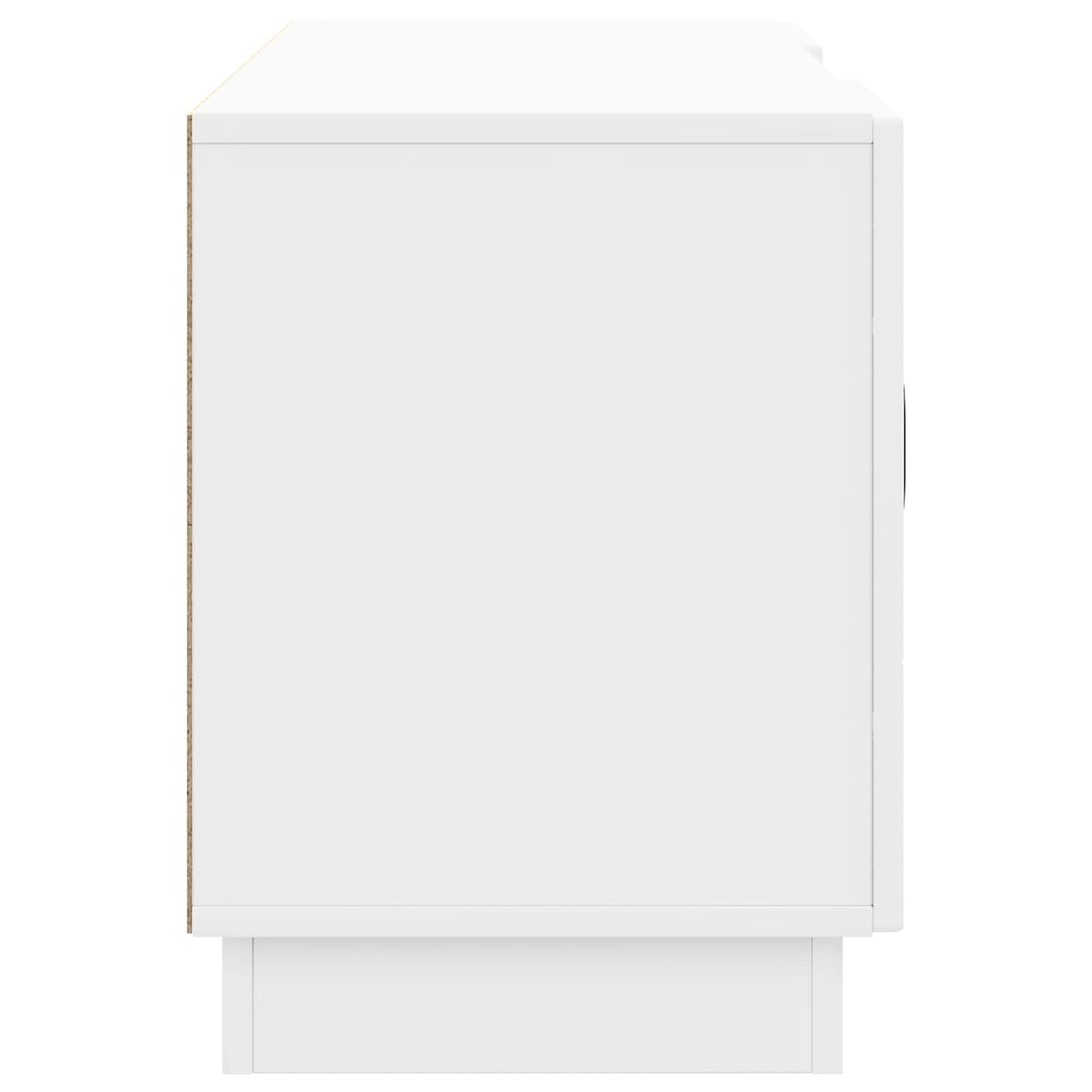 vidaXL TV Cabinet High Gloss White 102 x 34.5 x 47 cm Engineered Wood