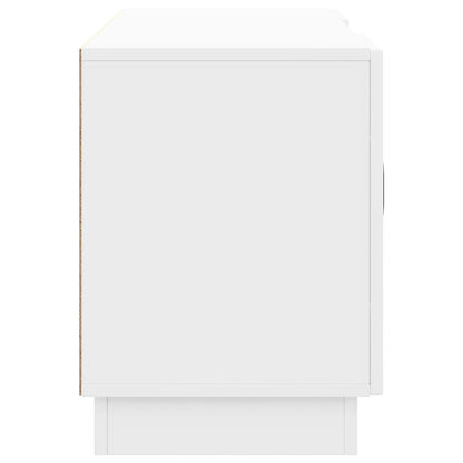 vidaXL TV Cabinet High Gloss White 102 x 34.5 x 47 cm Engineered Wood