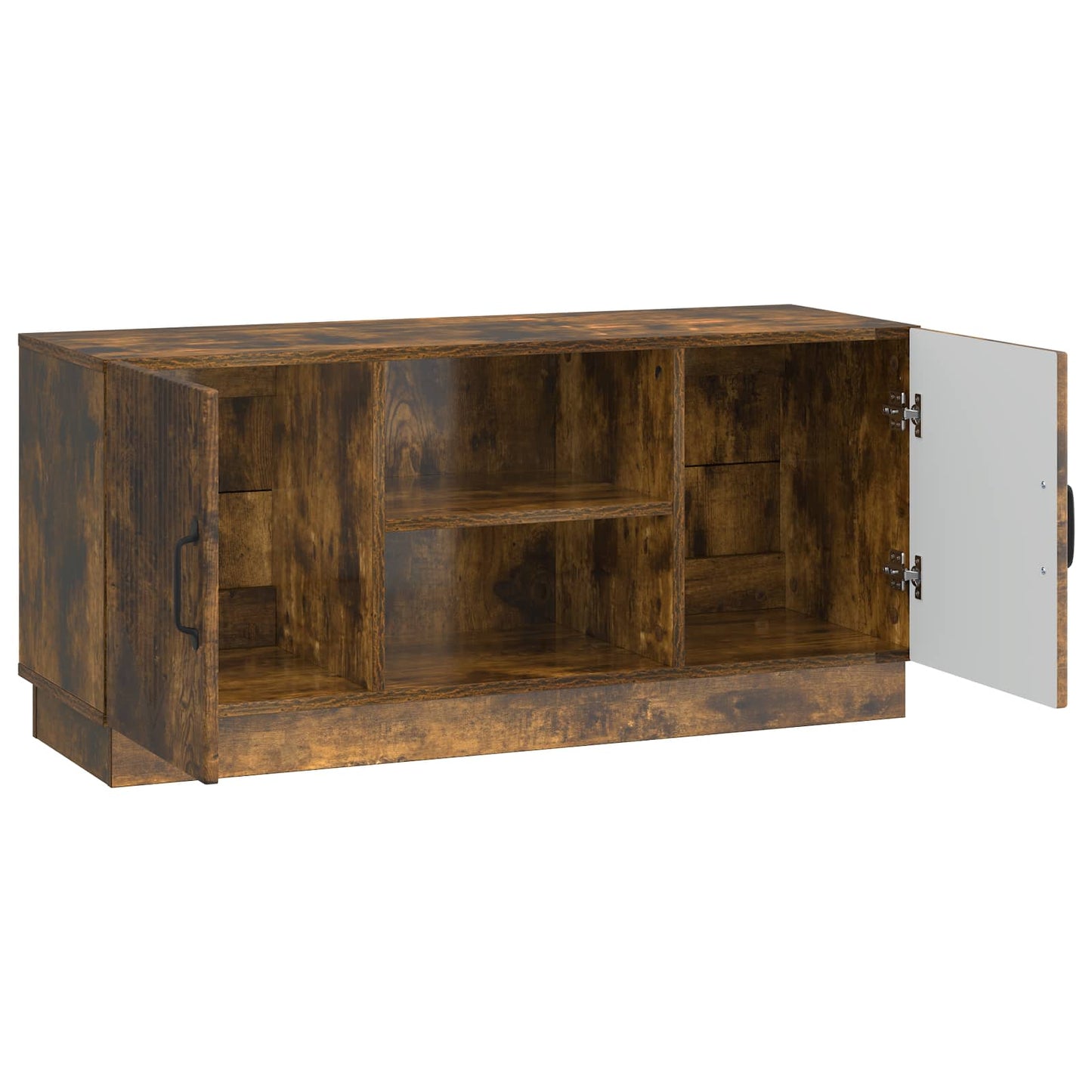vidaXL TV Cabinet Smoked Oak 102 x 34.5 x 47 cm Engineered Wood