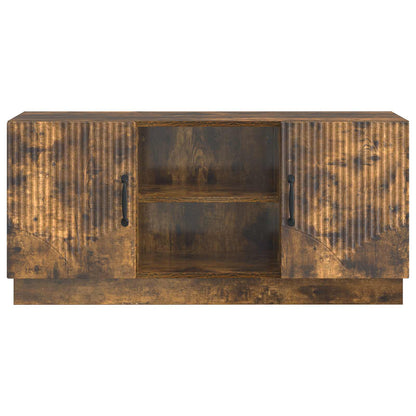 vidaXL TV Cabinet Smoked Oak 102 x 34.5 x 47 cm Engineered Wood