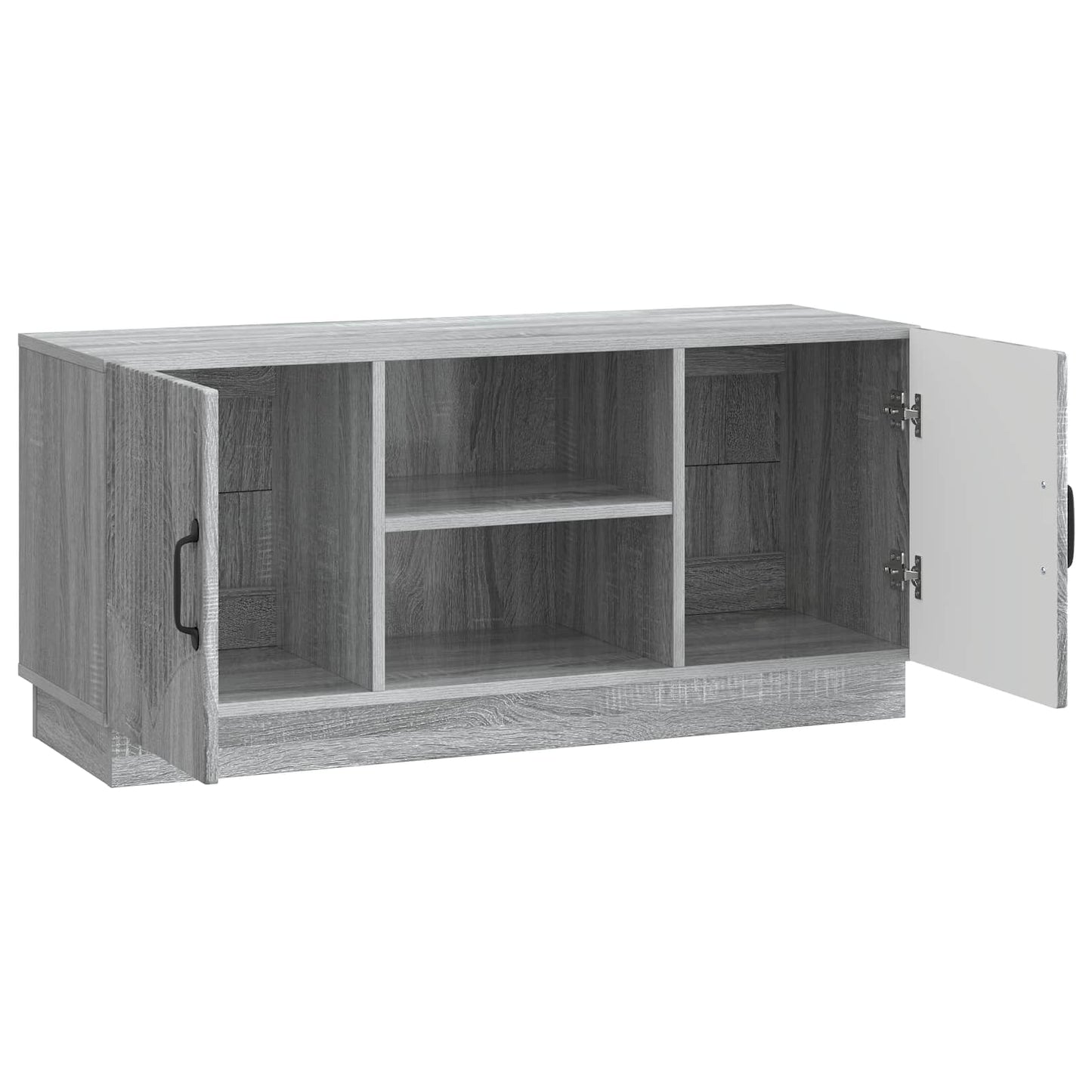 vidaXL TV Cabinet Grey Sonoma 102 x 34.5 x 47 cm Engineered Wood