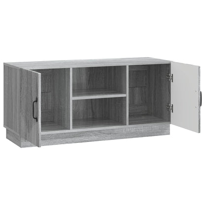 vidaXL TV Cabinet Grey Sonoma 102 x 34.5 x 47 cm Engineered Wood