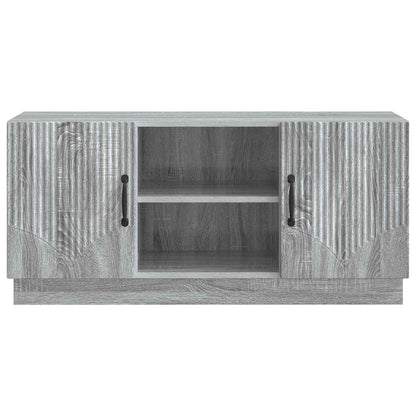 vidaXL TV Cabinet Grey Sonoma 102 x 34.5 x 47 cm Engineered Wood