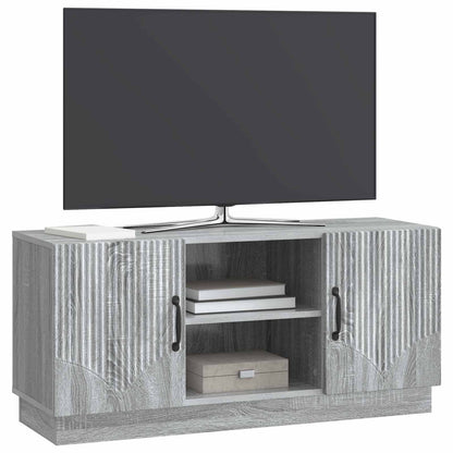 vidaXL TV Cabinet Grey Sonoma 102 x 34.5 x 47 cm Engineered Wood