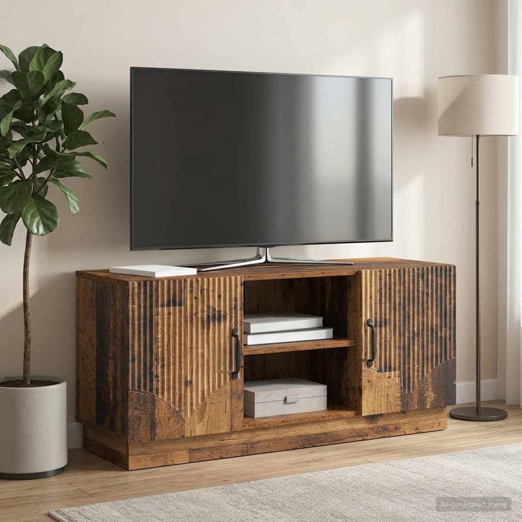vidaXL TV Cabinet 102 x 34.5 x 47 cm Old Wood Engineered Wood