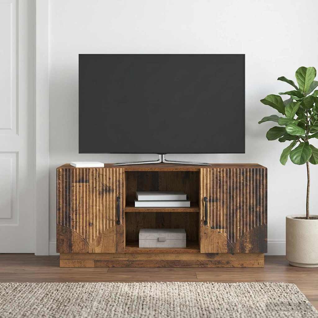 vidaXL TV Cabinet 102 x 34.5 x 47 cm Old Wood Engineered Wood
