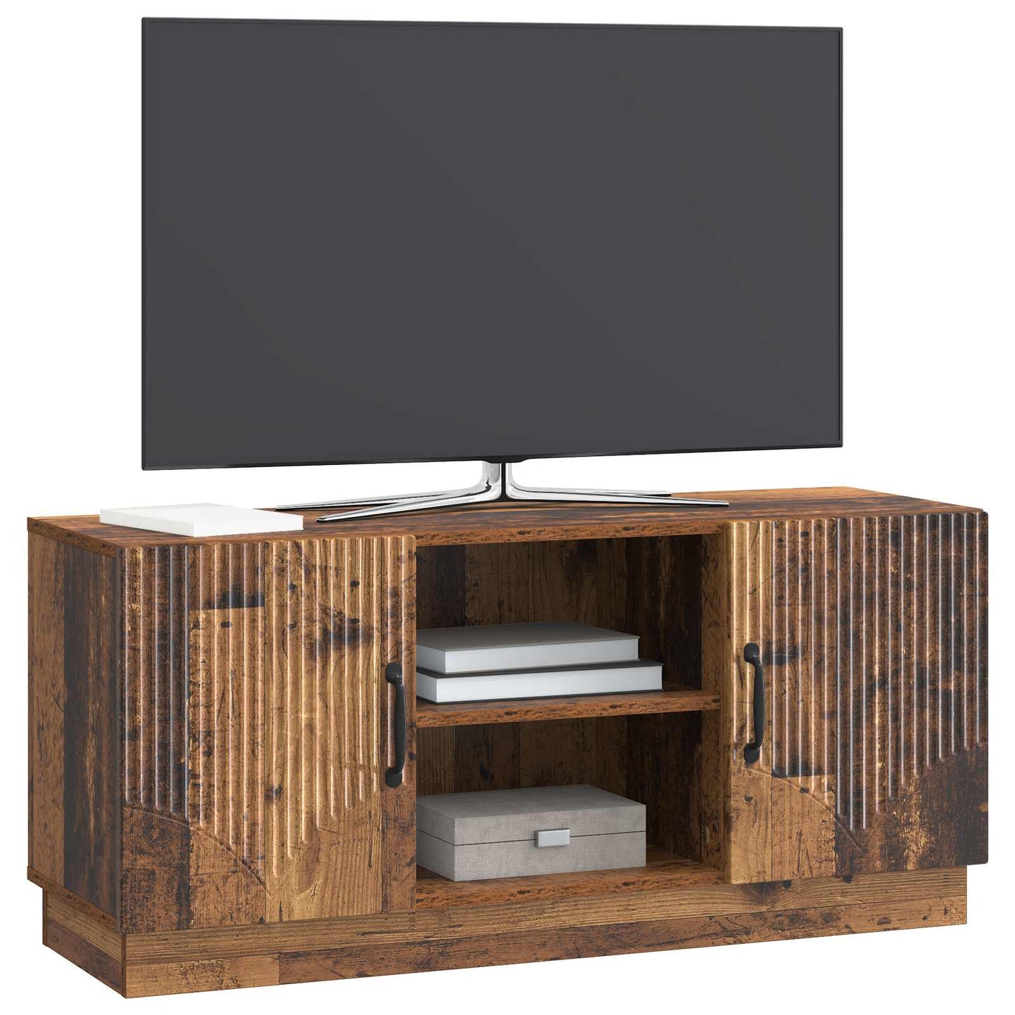 vidaXL TV Cabinet 102 x 34.5 x 47 cm Old Wood Engineered Wood