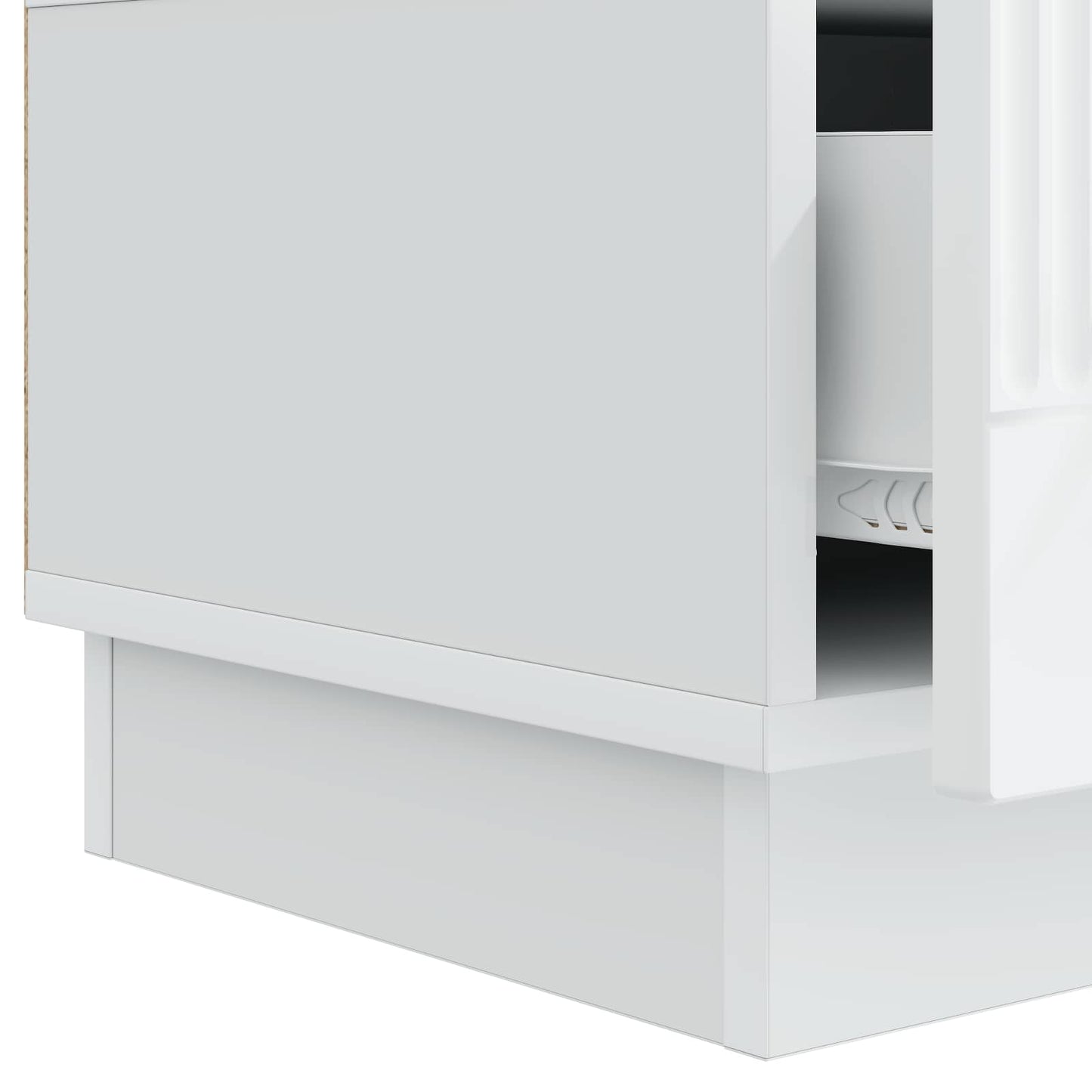 vidaXL TV Cabinet with Drawer White 147 x 34.5 x 27 cm Engineered Wood