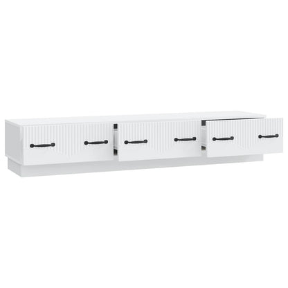 vidaXL TV Cabinet with Drawer White 147 x 34.5 x 27 cm Engineered Wood