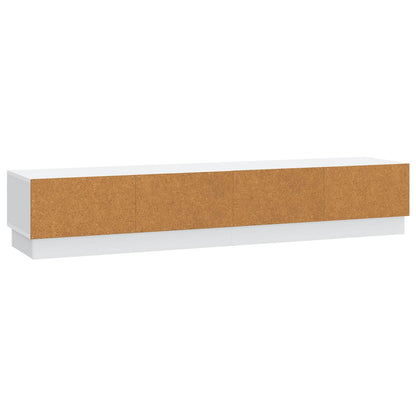 vidaXL TV Cabinet with Drawer White 147 x 34.5 x 27 cm Engineered Wood