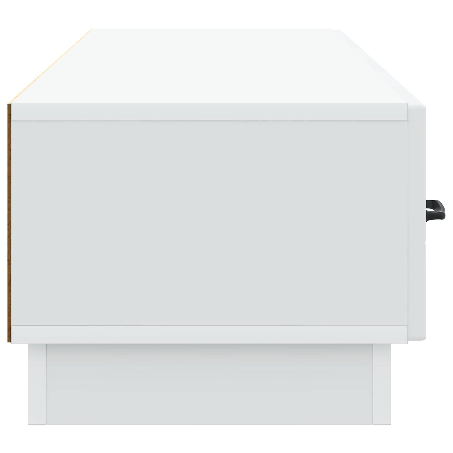 vidaXL TV Cabinet with Drawer White 147 x 34.5 x 27 cm Engineered Wood