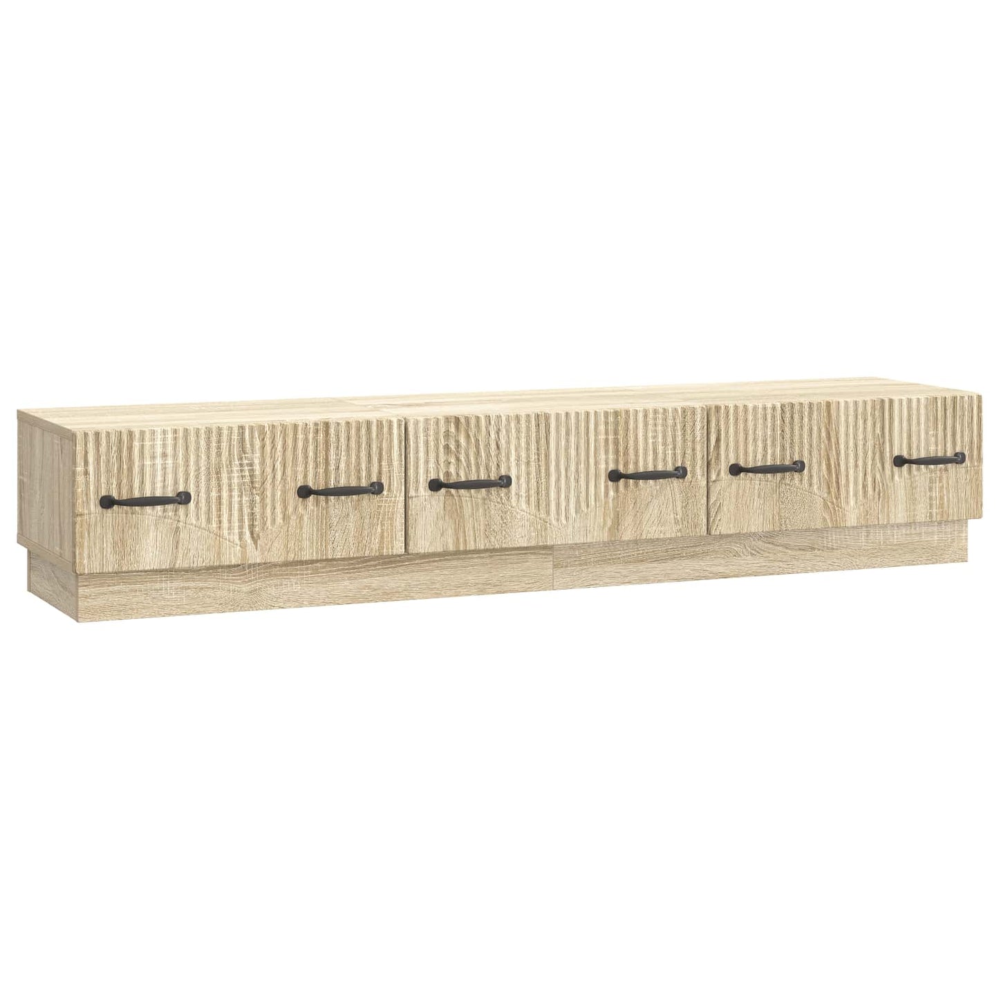 vidaXL TV Cabinet Sonoma Oak 147 x 34.5 x 27 cm Engineered Wood