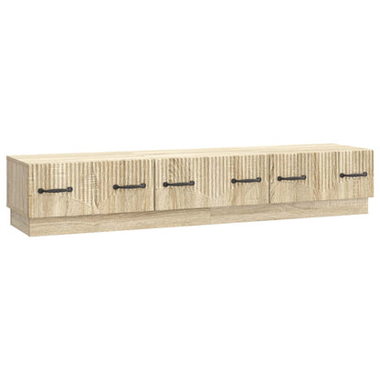 vidaXL TV Cabinet Sonoma Oak 147 x 34.5 x 27 cm Engineered Wood