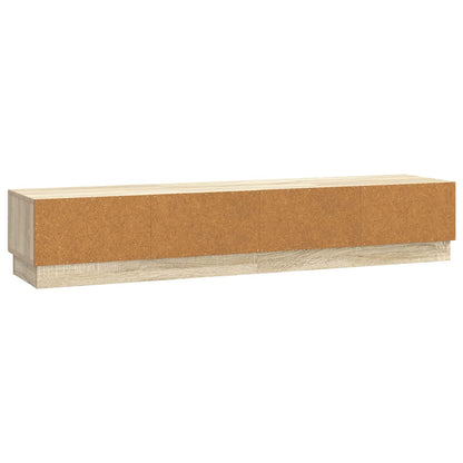vidaXL TV Cabinet Sonoma Oak 147 x 34.5 x 27 cm Engineered Wood