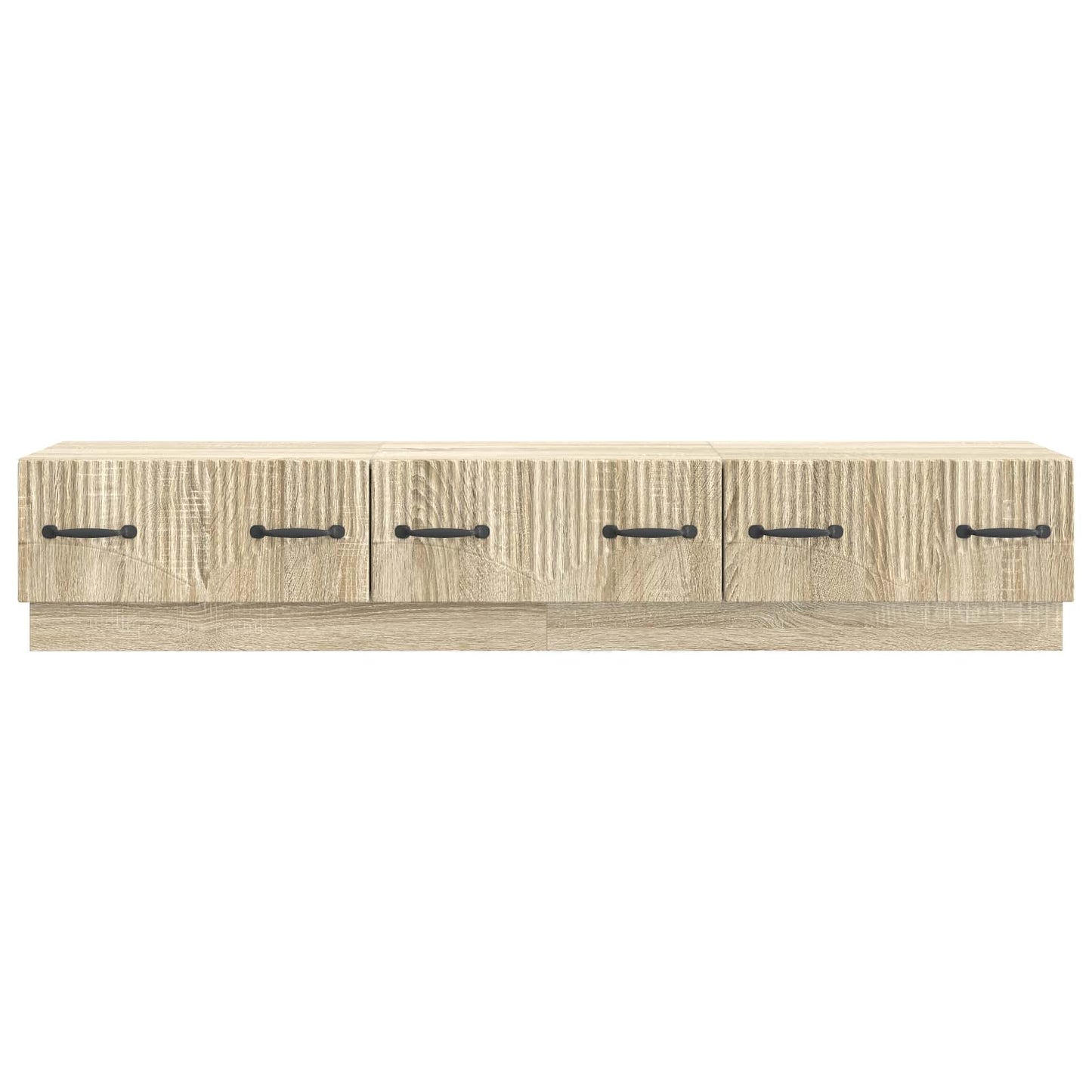 vidaXL TV Cabinet Sonoma Oak 147 x 34.5 x 27 cm Engineered Wood