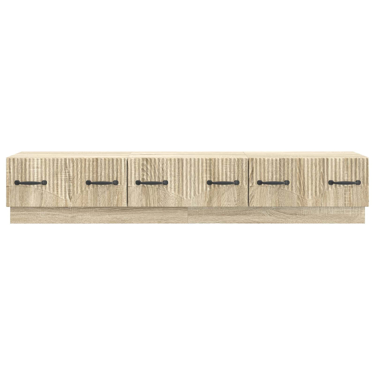 vidaXL TV Cabinet Sonoma Oak 147 x 34.5 x 27 cm Engineered Wood