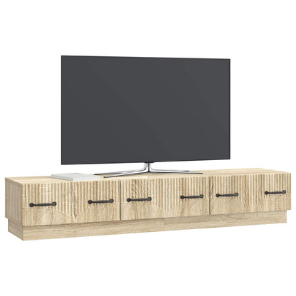 vidaXL TV Cabinet Sonoma Oak 147 x 34.5 x 27 cm Engineered Wood
