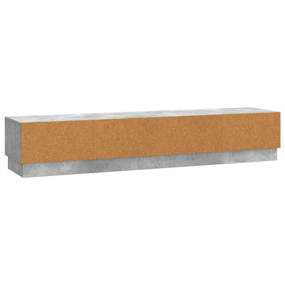 vidaXL TV Cabinet Concrete Grey 147 x 34.5 x 27 cm Engineered Wood