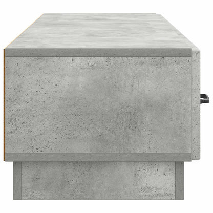 vidaXL TV Cabinet Concrete Grey 147 x 34.5 x 27 cm Engineered Wood
