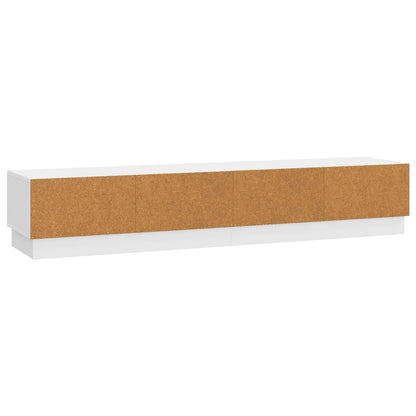 vidaXL TV Cabinet High Gloss White 147 x 34.5 x 27 cm Engineered Wood