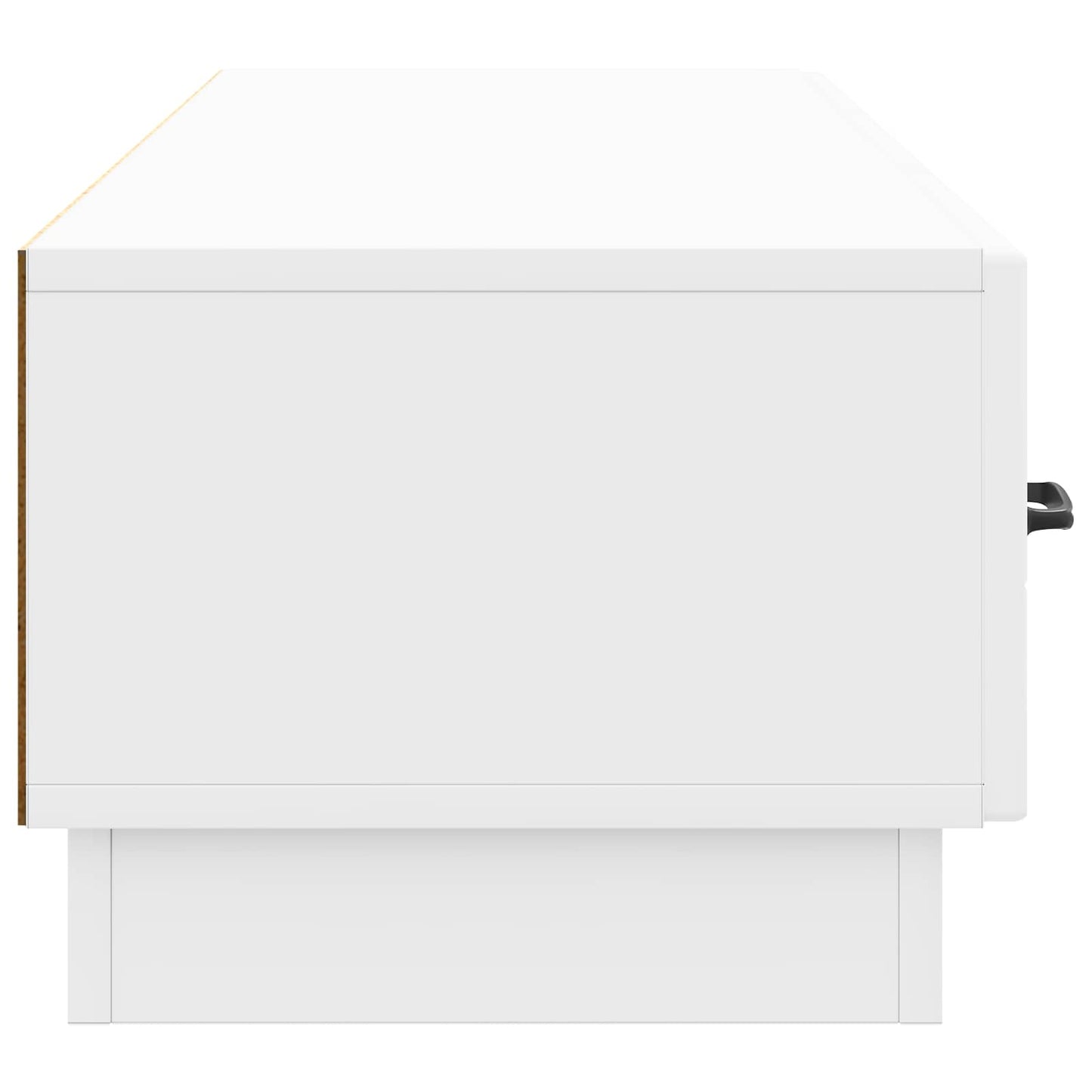 vidaXL TV Cabinet High Gloss White 147 x 34.5 x 27 cm Engineered Wood