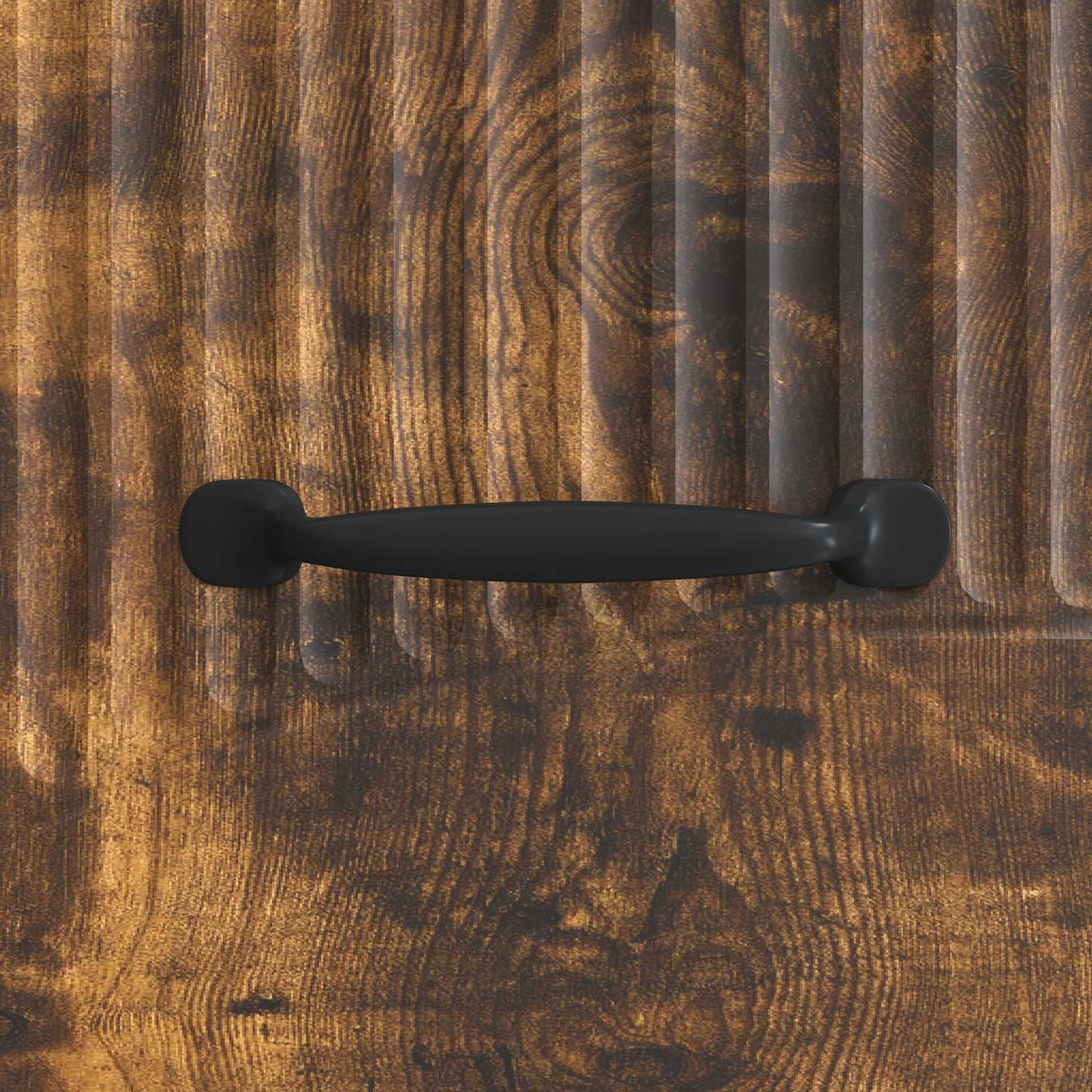 vidaXL TV Cabinet Smoked Oak 147 x 34.5 x 27 cm Engineered Wood