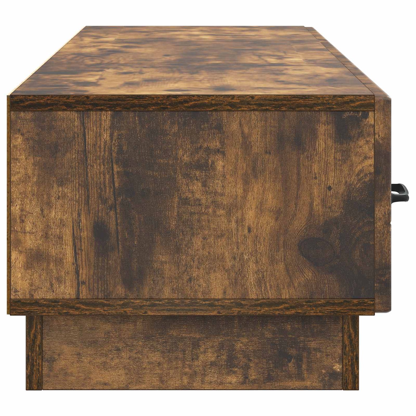 vidaXL TV Cabinet Smoked Oak 147 x 34.5 x 27 cm Engineered Wood