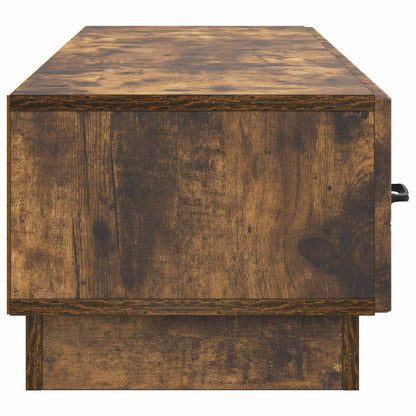 vidaXL TV Cabinet Smoked Oak 147 x 34.5 x 27 cm Engineered Wood