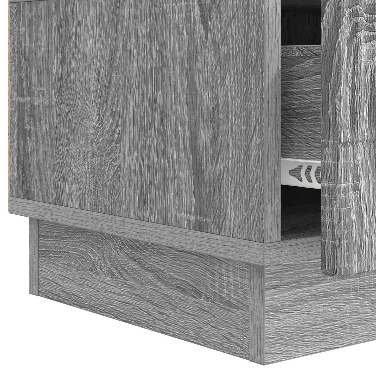 vidaXL TV Cabinet Grey Sonoma 147 x 34.5 x 27 cm Engineered Wood