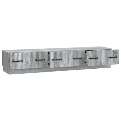 vidaXL TV Cabinet Grey Sonoma 147 x 34.5 x 27 cm Engineered Wood