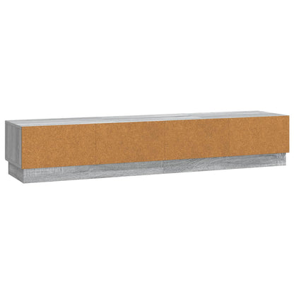 vidaXL TV Cabinet Grey Sonoma 147 x 34.5 x 27 cm Engineered Wood