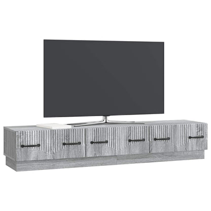 vidaXL TV Cabinet Grey Sonoma 147 x 34.5 x 27 cm Engineered Wood
