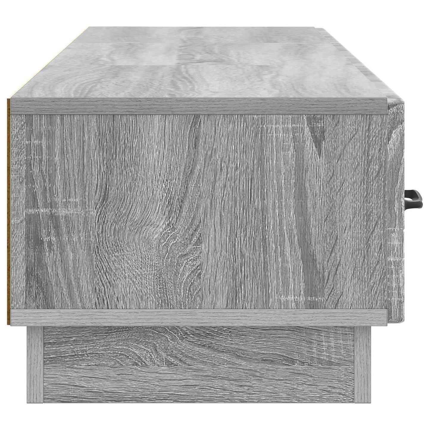 vidaXL TV Cabinet Grey Sonoma 147 x 34.5 x 27 cm Engineered Wood