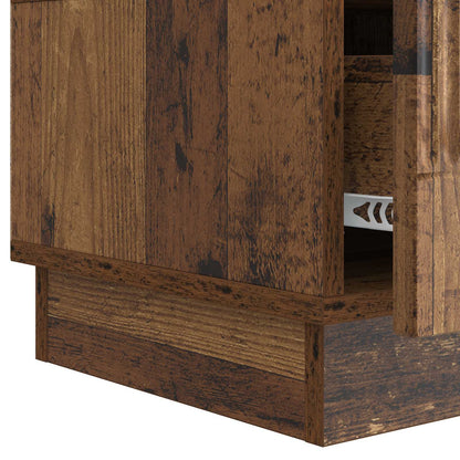 vidaXL TV Cabinet Old Wood 147 x 34.5 x 27 cm Engineered Wood