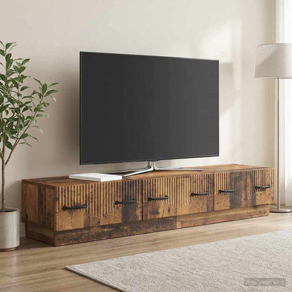 vidaXL TV Cabinet Old Wood 147 x 34.5 x 27 cm Engineered Wood