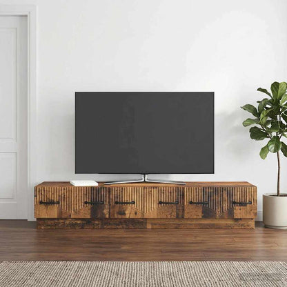 vidaXL TV Cabinet Old Wood 147 x 34.5 x 27 cm Engineered Wood