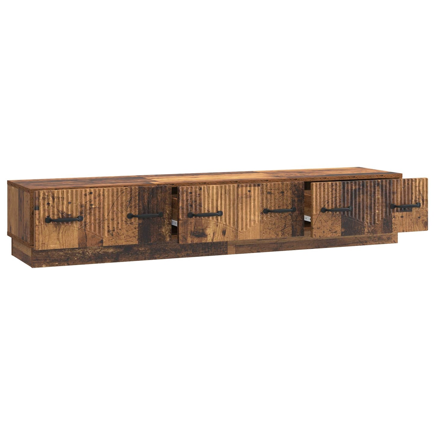 vidaXL TV Cabinet Old Wood 147 x 34.5 x 27 cm Engineered Wood