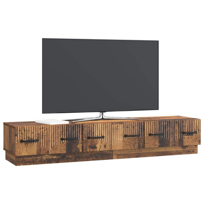 vidaXL TV Cabinet Old Wood 147 x 34.5 x 27 cm Engineered Wood