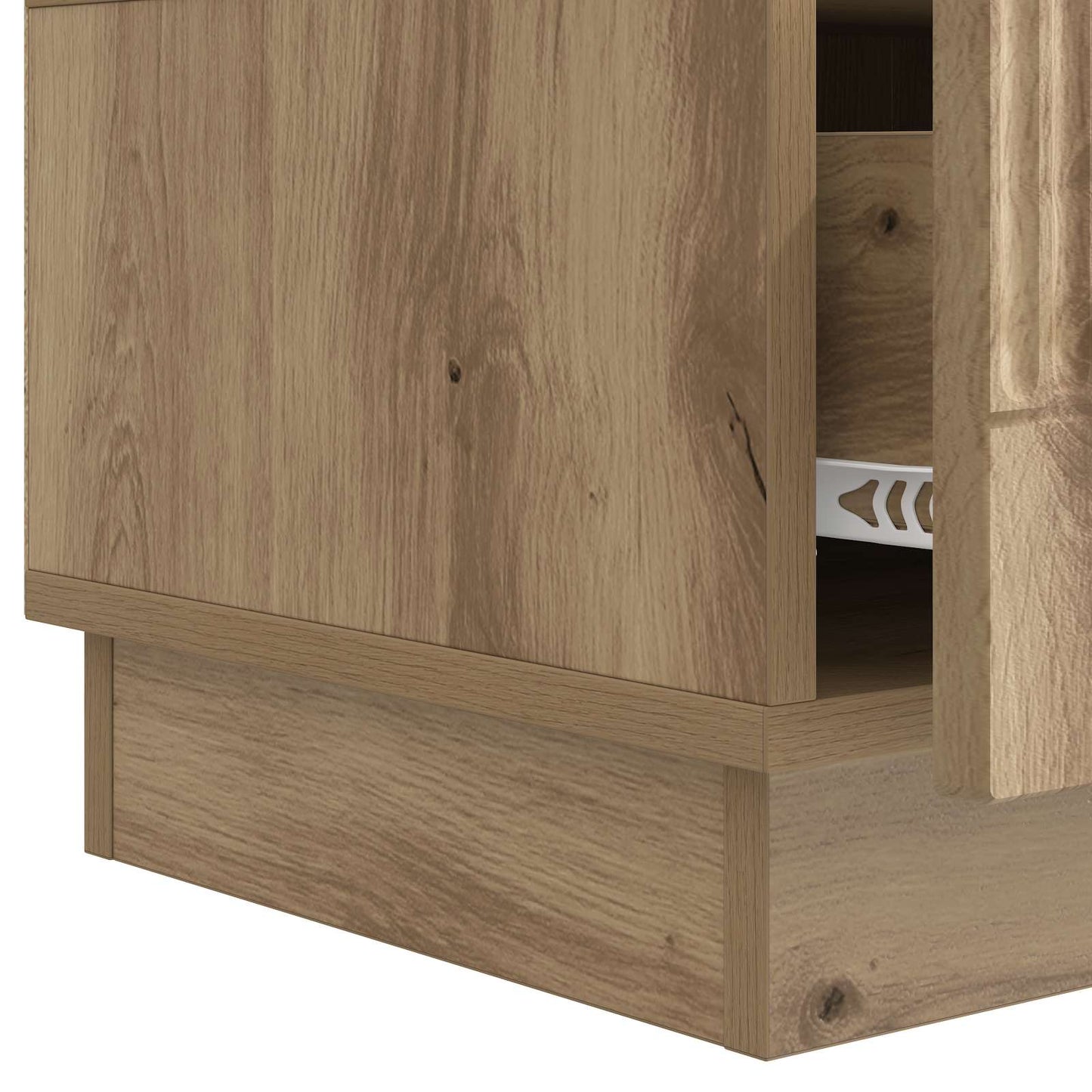 vidaXL TV Cabinet Artisan Oak 147 x 34.5 x 27 cm Engineered Wood