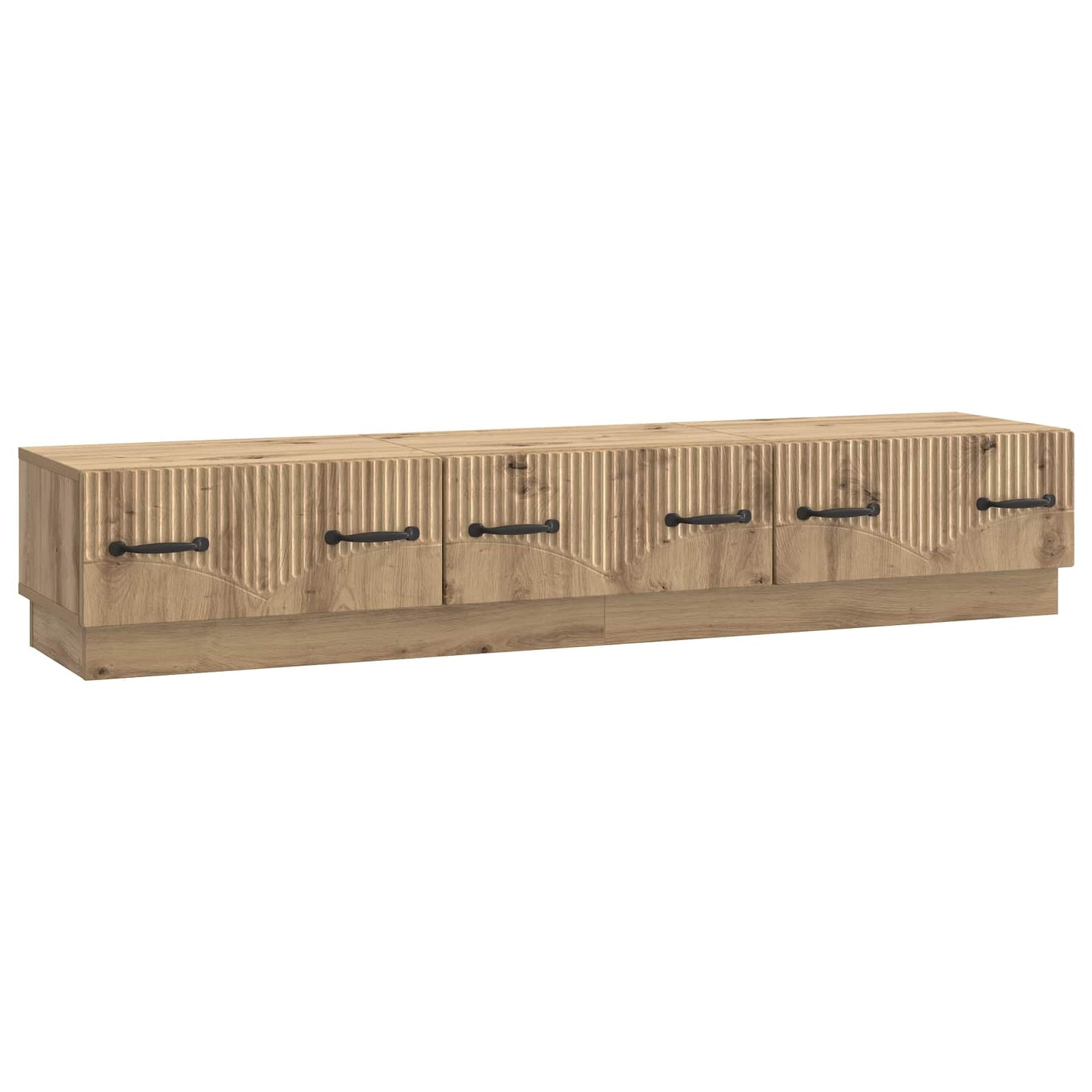vidaXL TV Cabinet Artisan Oak 147 x 34.5 x 27 cm Engineered Wood