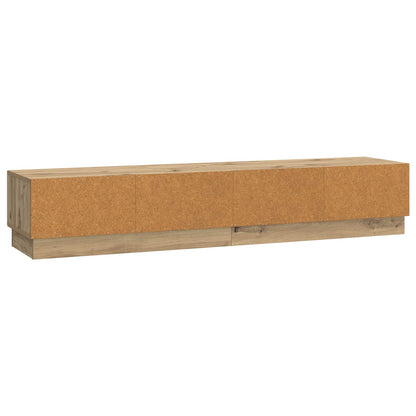 vidaXL TV Cabinet Artisan Oak 147 x 34.5 x 27 cm Engineered Wood