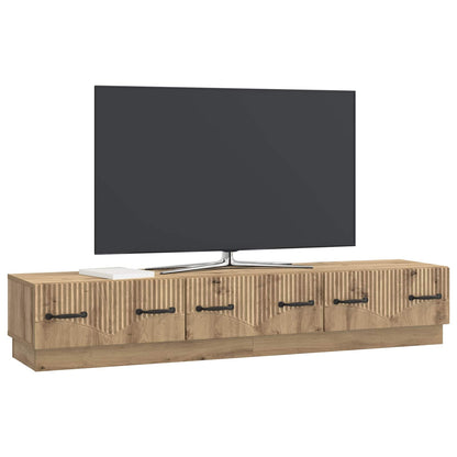 vidaXL TV Cabinet Artisan Oak 147 x 34.5 x 27 cm Engineered Wood
