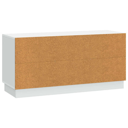 vidaXL TV Cabinet White 99 x 34.5 x 47 cm Engineered Wood