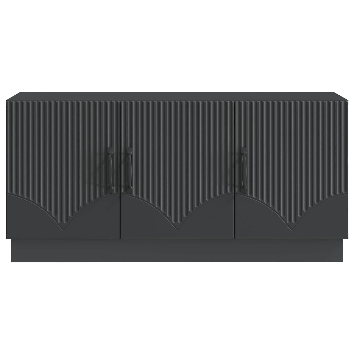 vidaXL TV Cabinet Black 99 x 34.5 x 47 cm Engineered Wood