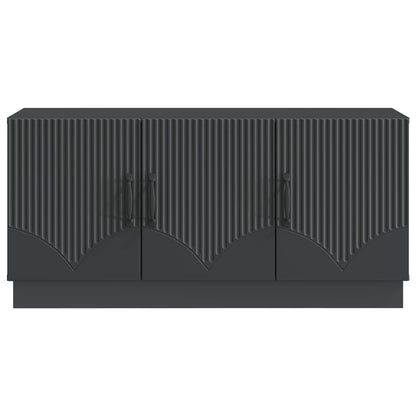 vidaXL TV Cabinet Black 99 x 34.5 x 47 cm Engineered Wood