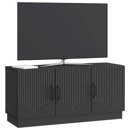 vidaXL TV Cabinet Black 99 x 34.5 x 47 cm Engineered Wood